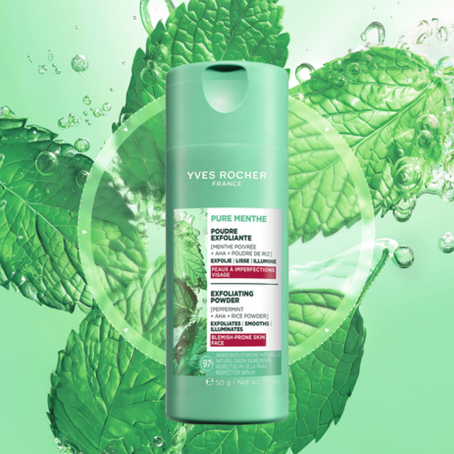 Exfoliating Powder, Combination to Oily Skin