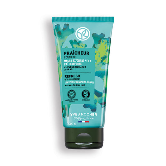 Mask-Koorija 2-In-1 Puhas Detox Vetikatega Bio - Normaalsetele Ja Rasustele Juustele