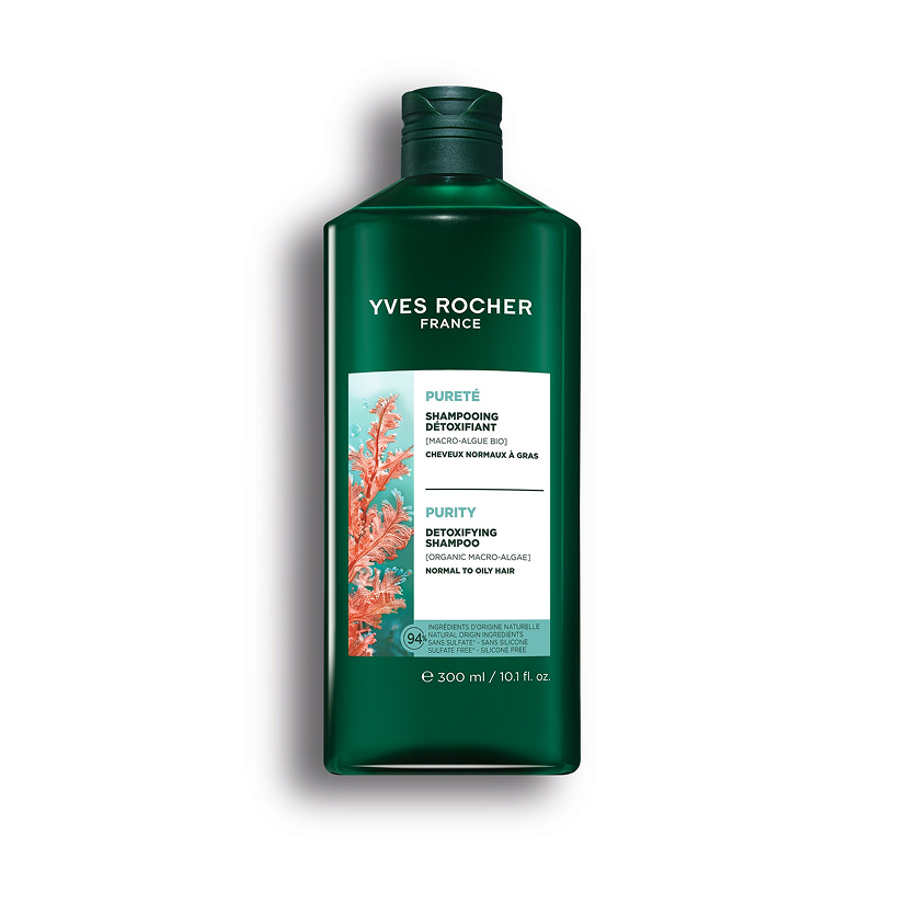 PURIFYING Shampoo with Detox Effect with Organic Macroalgae – For Normal to Oily Hair